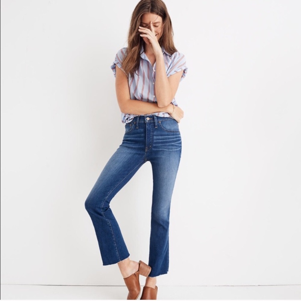 Madewell Cali Demi Boot Jeans | size 26 | nwt